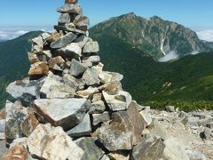 晩夏　鹿島槍に登る