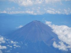 9月の富士山を空撮