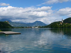 スロベニア　ブレッド湖とリュブリャナ　