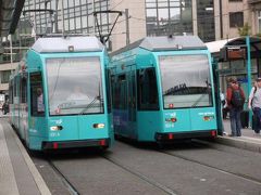 路面電車の走る街（フランクフルト）