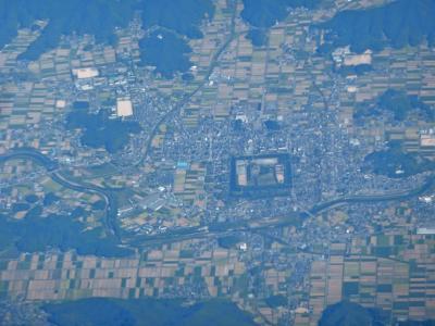 【国内52】2010.9熊本・名古屋・室蘭出張旅行１-熊本までの飛行機からの風景