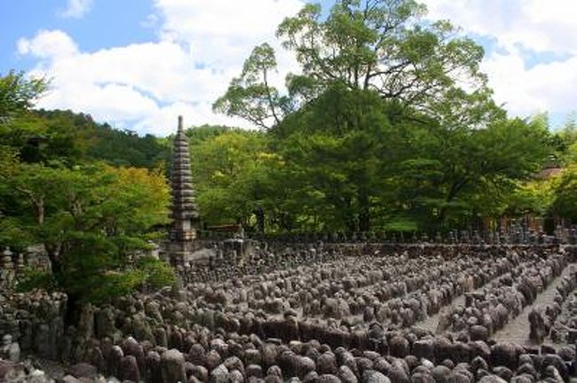 京都一周トレイルとは，京都市の周りをぐるっと回る全長約70kmのハイキングコースです。<br />コースの途中には名所旧跡が多数あり，自然と歴史を楽しむことができます。<br /><br />この旅行記は西山コース(10.7km)のうち，六丁峠～鳥居本～化野念仏寺までをまとめたものです(標識[西山6]～標識[西山9]まで)。<br /><br />全行程は下記の旅行記にアップしています。<br />全長70km！京都一周トレイルを歩く－ダイジェスト－<br />http://4travel.jp/traveler/uenana/album/10484489/<br />