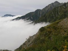 10年9月　【秋の立山ひとり歩き】　２日目は室堂乗越で剣山の展望　独り占め