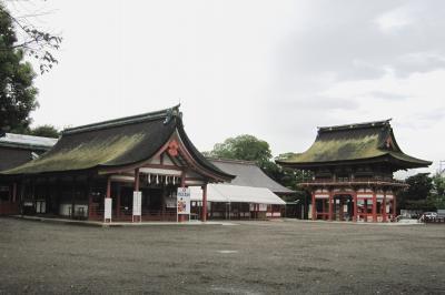 2010秋、尾張の古社・津島神社(4/4)：摂社・弥五郎殿社、津島照魂社、蓮、南門、蕃塀