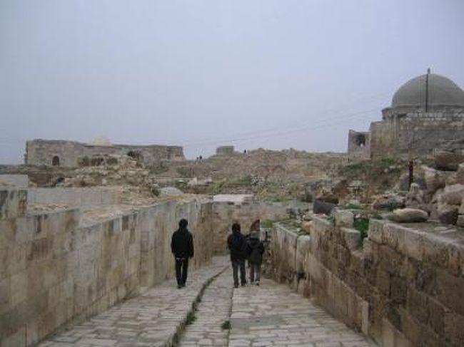 トルコからバスでシリアへ。途中、イラクとシリアに分かれる道の標識を見たときはちょっと怖かった！！<br />アレッポ城から見たシリアの町は曇り空のグレーと土壁のベージュの２色だけでした。<br /><br />※なお、この旅行記は私の旅の記録として記します。そのため旅の概要のみです。 <br />