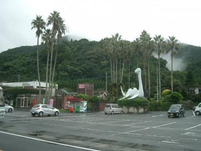 池田湖をひとめぐり。途中、旅の駅に寄りました。