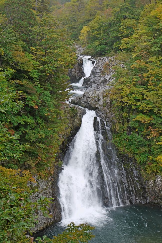 2010.10由利本荘・矢島・鳥海山旅行4-法体の滝，県道70号線，国道108号線で湯沢市院内へ