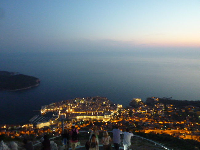 煌めきのマルタとアドリア海　Ｖｏｌ２４（第９日目　夜の部）　ドブロヴニク　絶景のケーブルカー！