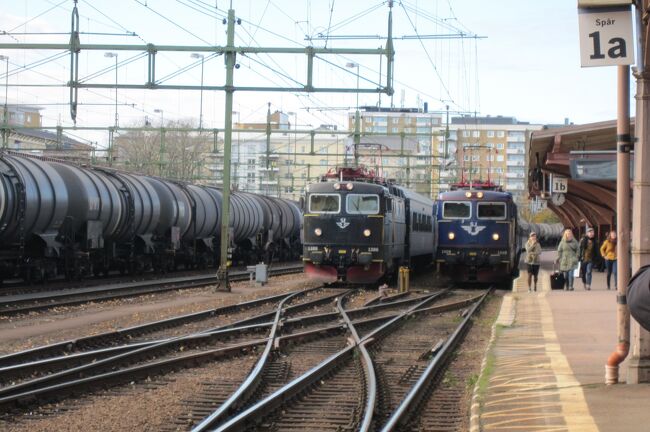 カルルスタード駅への列車の到着は少し遅れましたが、この日の予定はストックホルムへの移動だけでしたから、全く問題はありませんでした。ストックホルム中央駅に到着後、迎えの車で今晩宿泊する郊外のホテルに向かいました。