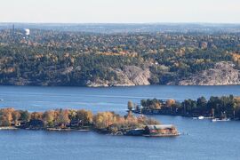 2010秋、黄葉の北欧4カ国旅行記(40/46)：10月17日(10)：ストックホルム：カクネス・タワー