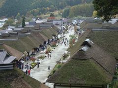 紅葉の会津西街道・・・大内宿