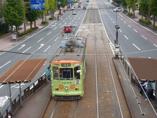 熊本旅行に行きました。マイレージで行こうとしましたが、熊本ダイレクトが取れなかったので福岡経由で高速バスで。<br /><br />豆に旅行のしおりを作ったので、それを下記に。<br /><br />福岡経由というハンデを負いながらも、水前寺公園、サッカー観戦、熊本城、アーケード街も満喫できた１泊2日旅行でした。<br /><br />＊＊＊＊＊＊＊＊＊＊＊＊＊＊＊＊＊＊＊＊＊＊＊＊＊<br /><br />飛行機：<br />10月24日(土) ANA 981 羽田発06:25 福岡08:05着<br /><br />高速バス：ひのくに号（４枚綴り回数券6400円））<br />08:50 10:44 福岡空港国内線1:54<br />水前寺公園前 各停 植木ＩＣ経由 (高速)<br />09:10 11:00 西鉄天神バスセンター1:50水前寺公園前 <br />09:50 11:40 西鉄天神バスセンター1:50水前寺公園前<br /><br />水前寺公園 ：<br />営業時間7時30分〜18時（入園17時30分まで）入場料400円<br />　肥後細川藩初代忠利公が鷹狩の砌（みぎり）、渾々と清水が湧くこの地を殊の外お気に召され、御茶屋として作事されたのが始まりです。後、綱利公の代に大規模な作庭がなされ、桃山式の優美な回遊式庭園が完成、陶淵明の詩（帰去来辞）より成趣園と命名されました。華やかな元禄時代には東屋も沢山あり、成趣園十景を選んで楽しまれました。重賢公の代、宝暦の改革で建物は酔月亭一つを残して撤去され、樹木も松だけの質素なものとなりました。護久公の代には版籍奉還で一時官有地となりましたが明治１１年１０月７日、成趣園を境内地として細川藤孝公・忠興公以下歴代藩主を祀る出水神社が創建され今日に至っています。<br /><br />〔ロアッソ熊本 vs 湘南ベルマーレ〕<br />日時：2009年10月24日（土）13:00キックオフ<br />　（11時一般開場）会場：水前寺競技場<br /><br />熊本城：<br />開園時間　8時30分〜18時00分（入園17時30分まで）入園料 500円<br />日本三名城の一つに数えられる熊本城は、天正１６年(1588)、肥後半国の領主として熊本に本拠を置いた加藤清正によって築かれました。築城は慶長６年(1601)に始まり、同１２年(1607)に完成したといわれています。城郭は周囲９Ｋｍ（築城当時）、広さ約９８万平方メートルで、その中に天守３、櫓４９、櫓門１８、城門２９を持つ豪壮雄大な構えです。なかでも「武者返し」と呼ばれる美しい曲線を描く石垣は有名です。また自然の地形を巧みに利用した独特の築城技術がみられます。この城は以後、加藤家２代（４４年）、細川家１１代（２３９年）の居城となりました。明治１０年(1877)の西南の役に際しては、薩軍を相手に５０日余も籠城し、難攻不落の城として真価を発揮しました。しかし薩軍総攻撃の２日前、原因不明の出火により天守閣など主要な建物を焼失。現在の天守閣は昭和３５年(1960)、熊本市によって再建されたものです。<br /><br />夕食：菅乃屋 銀座通り店&#8206;　「馬肉のお店」<br />熊本県熊本市下通り1丁目9-10　光臨ビルＢＦ　<br />0120−413−618　　年中無休　16：00〜1:00<br /><br />コンフォートホテル熊本新市街　・・・楽天トラベルで予約<br />〒860-0803　熊本県熊本市新市街2-10　　Tel 096-211-8411<br />チェックイン：15：00　　チェックアウト：10：00<br /><br />10月25日（日）のスケジュール<br /><br />熊本→天神の高速バスひのくに：8時以降、10分毎に出発！<br />08:00 10:01 熊本交通センターから約2時間で天神へ。<br /><br />●天神15:45発　福岡市地下鉄空港線(普通)[福岡空港行]11分<br />■福岡空港△15:56着<br />10月25日(日) ANA 260 福岡発16:30 羽田18:10着<br />