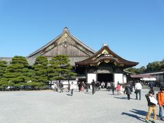 家族に誘われて、燃える京都に『 二条城 』