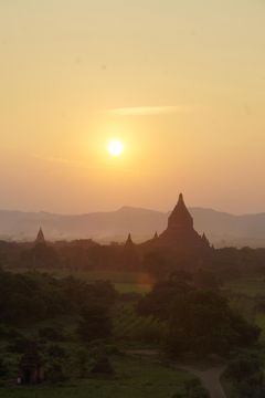 2010/11/10 -05.　バガン　シュエサンドー・パヤーの夕陽