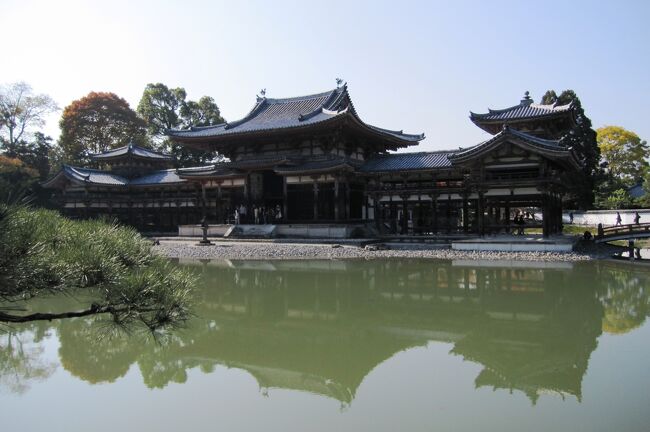 17箇所の京都の世界遺産の一つ、宇治平等院鳳凰堂紹介の続きです。宇治平等院の建物光景で一番身近なものが、現行の10円硬貨の裏面のデザインです。