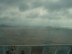 イタリア船で行く済州島と上海　台風襲来