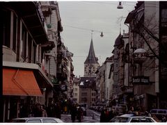 1986年　冬のヨーロッパ周遊　（スイス：　チューリッヒ）