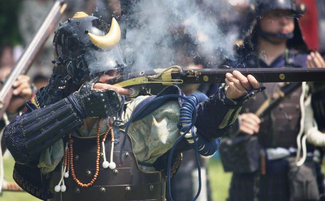 第４５回長篠合戦 のぼり祭り 心打ち抜く火縄の響き 火縄銃実演 設楽 東栄 愛知県 の旅行記 ブログ By みにくまさん フォートラベル