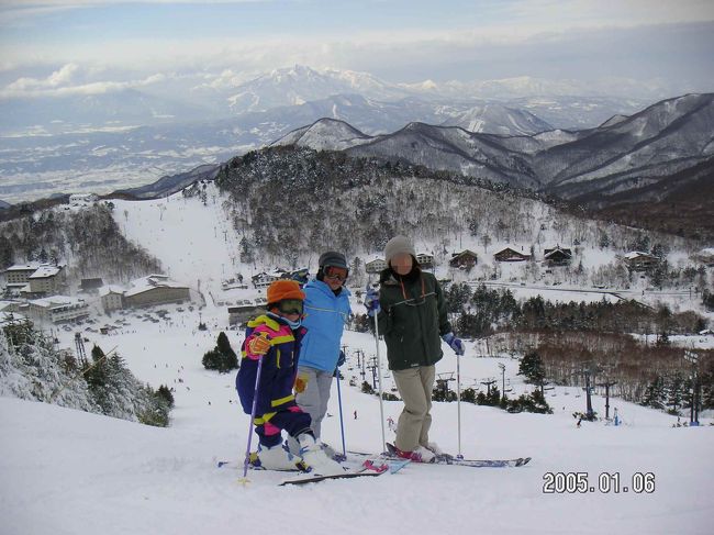 家族で冬の志賀高原を楽しんできました。