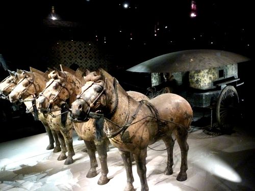 chi22圧巻・秦始皇兵馬俑博物館その2二、三号館と銅馬車館』秦