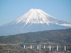 久しぶりに新幹線より富士山を眺める