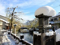 元旦、ドカ雪の城崎温泉へ