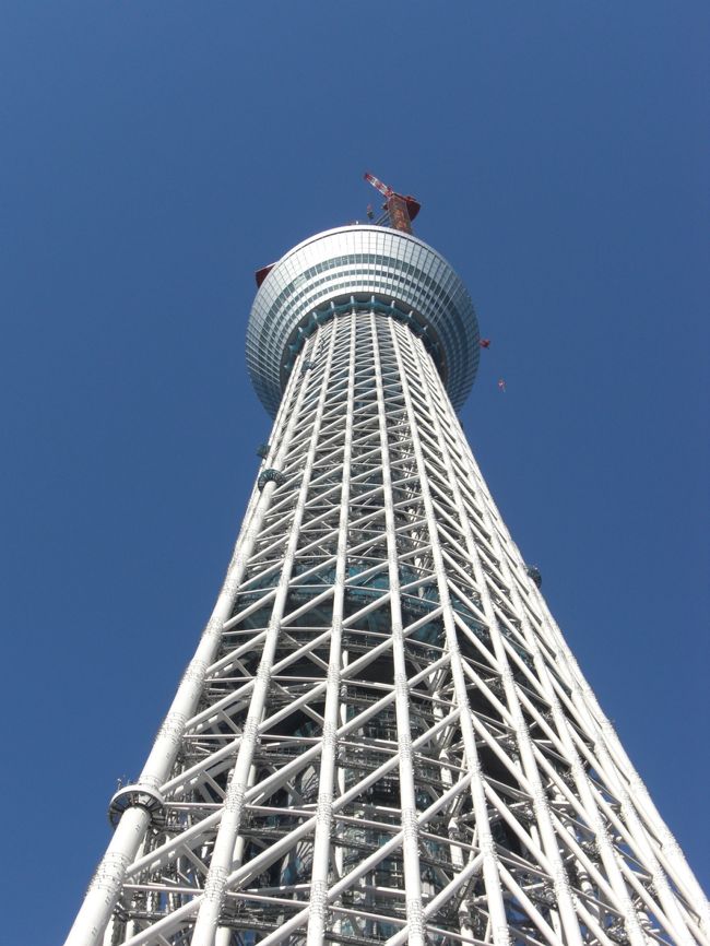 うちのベランダからも小さく見える、東京スカイツリー。<br />その大きさを体感してみたくて、スカイツリーの足元まで<br />行って来ました。