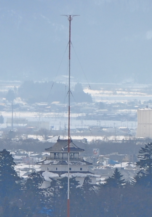 2011.1福島ドライブ旅行湯野上温泉に宿泊4-飯盛山，会津鶴ヶ城