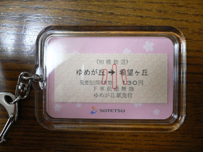 相鉄線の駅名にちなんで発行されているこちらの乗車券。<br /><br />ゆめが丘→希望ヶ丘（ゆめが丘駅にて購入可能）<br /><br />希望ヶ丘→ゆめが丘（希望ヶ丘駅にて購入可能）<br /><br />「ゆめが丘駅」「希望ヶ丘駅」の両駅で購入可能です。<br /><br />今の時期、期間限定グッズもあり、受験生には人気かも。<br />我が家もいよいよ来年は受験本番。<br />今年一年頑張るために「ゆめきぼ切符」を買いに行きました〜。<br /><br />http://www.sotetsu.co.jp/train/info/69.html