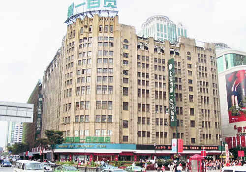 上海の中心エリア・百貨店各店・2007年