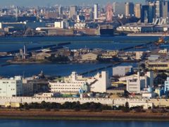 葛西臨海公園  大観覧車=地上117ｍの眺望=　☆一番乗り＆独り占め！