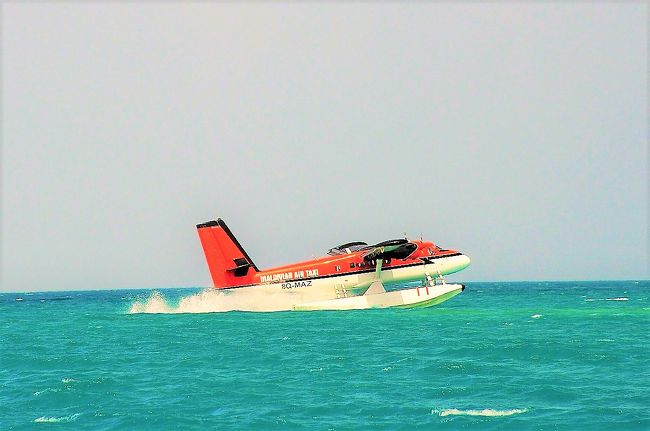 カタール航空ビジネスクラスで行くケニア＆モルディブの旅 11 水上飛行機