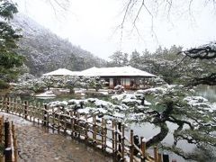 雪の日栗林公園