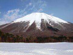 雪化粧の大山