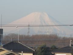 久しぶりに三月の富士山を眺める