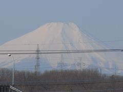 ３月１０日のくっきりとした富士山が見られた