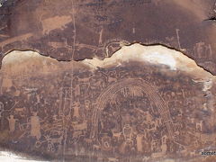 ユタ州　ロックアートをもとめて（１） - Parowan ｇap, Rochester rock art panel