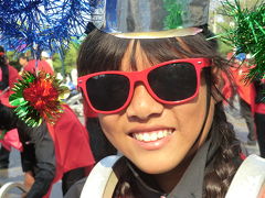 チェンマイ　花祭り　逆走１時間以上歩きました・・・