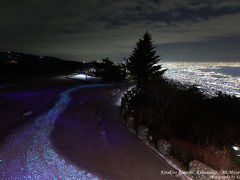 日本三大夜景、掬星台から見る景色は１０００万ドルの夜景　/　六甲山系、摩耶山　まやビューラインで行く　キラキラ小径