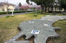 2011春、豊田市民文化会館(1/3)：枝下公園、豊田市民文化会館界隈、紅枝垂桜、雪柳、県章