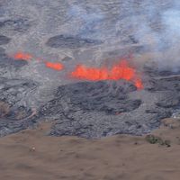 始めて見る大地の活動(ハワイ島・キラウエア火山)