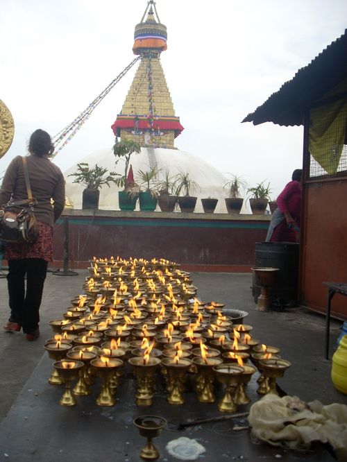 ネパールの首都カトマンドゥNo.3：ボダナートの仏塔と終焉の地パシュ