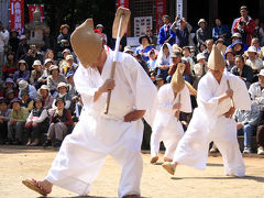 耶馬溪散策　満開のさくらと耶馬溪町「桧原（ひばる）マツ」のお田植え祭　２−２