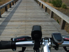 自転車でウロウロ…～大井川を走る・④世界一の長さを誇る木造歩道橋・蓬莱橋～