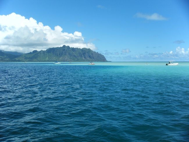 旅行記が滞ったまま、記憶もあいまいになりつつあります、<br />急いでアップせねば！<br /><br />天国の海　プライベートチャーター<br />ハワイに来たからにはこのツアーは外せませんよ！<br /><br />プライベートならヨットの上でビール呑める！<br />心の洗濯～～～<br /><br />http://www.sunboatshawaii.com/