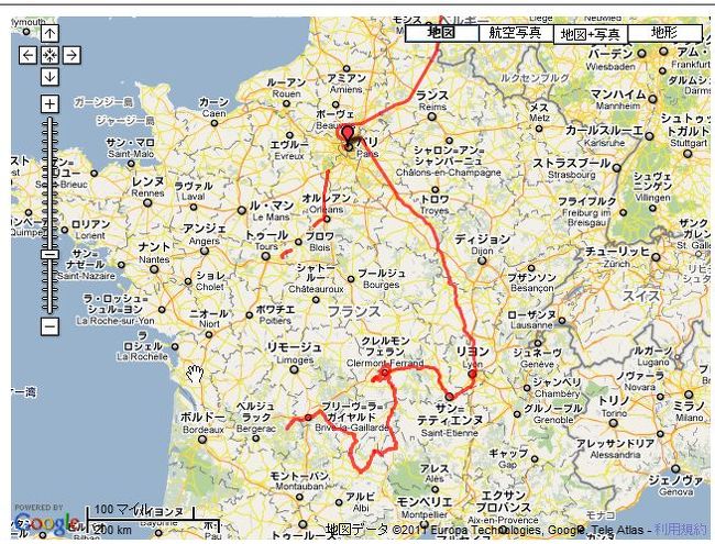 日本そして東京が被爆したのなら、原発大国フランス、首都パリはどうなっている?ということで、フランスの放射線量を測りに行ってきた。レンタカーで2,100km走る。一部GPS走行データが取れていないのが残念。<br /><br />まず驚いたのは、成田-シャルル・ド・ゴール間、シベリア上空の航空機内被曝。この動画を見て欲しい。<br />http://www.ustream.tv/recorded/14189684<br /><br />パイロット、客室乗務員、乗客も宇宙船被曝をしていることがわかる。年間許容値が、日本に戻ることで越えないか気にかかる。しかし政府発表総量よりは低い。当ガイガーカウンターで検知できない線種もあるか。スペックでは、アルファ、ベータ、ガンマ、エックス線を検知できる米国製のInspector+。<br /><br />ではフランスは、どうなっていたのか。一般的にヨーロッパ大陸は、岩盤で出来ているため自然放射線量が高いと言われてきた。結果は以下のとおり。日本各地の放射線量と比較して欲しい。<br /><br />興味を持った方、質問のある方は、私のTwitterをFollowしてください。名前は、@aoKaeru<br />https://twitter.com/#!/aoKaeru