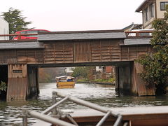 2011.2米子・松江・福岡出張旅行2-冬の雨の日の堀川めぐり
