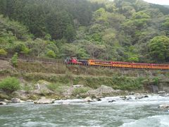 嵐山トロッコ列車と保津川下り（京都滞在記3日目）