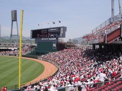 乗れないマエケン　プロ野球観戦　広島-巨人