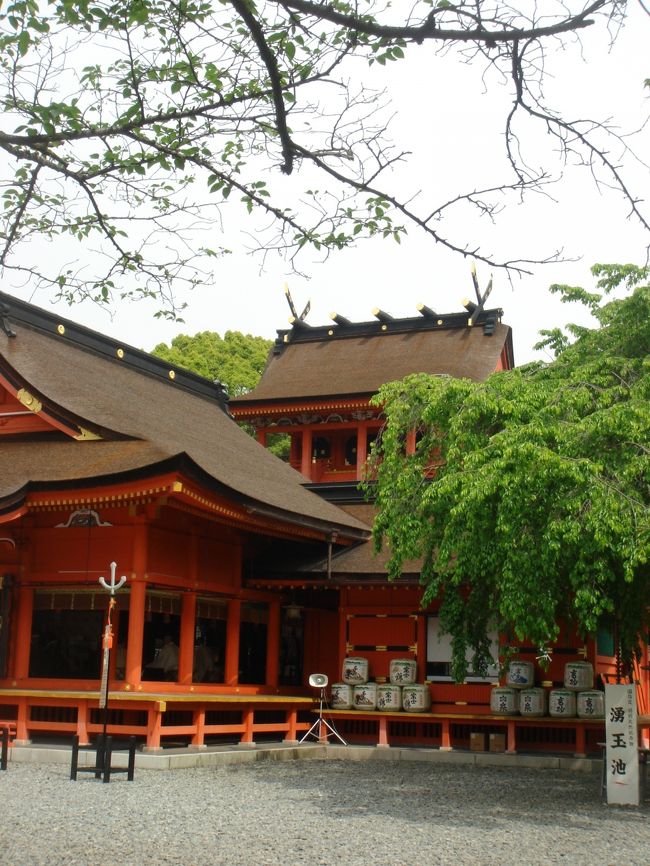 今年のＧＷは福井、信州を抜けて、東京、茨城へ。久しぶりの家族旅行。甲斐一ノ宮から富士山本宮浅間大社へ。